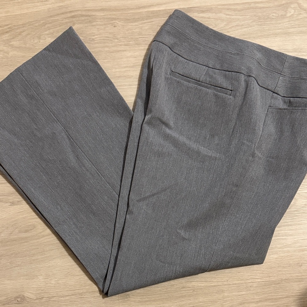 Express Women's Charcoal Wide Leg Trousers